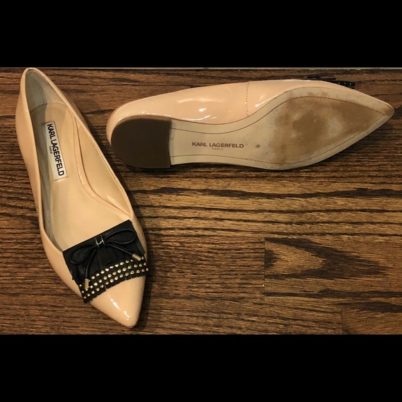Karl Lagerfeld point toe flat - Picture 3 of 4